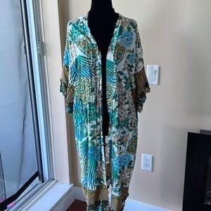 Patterned Kimono Cardigan